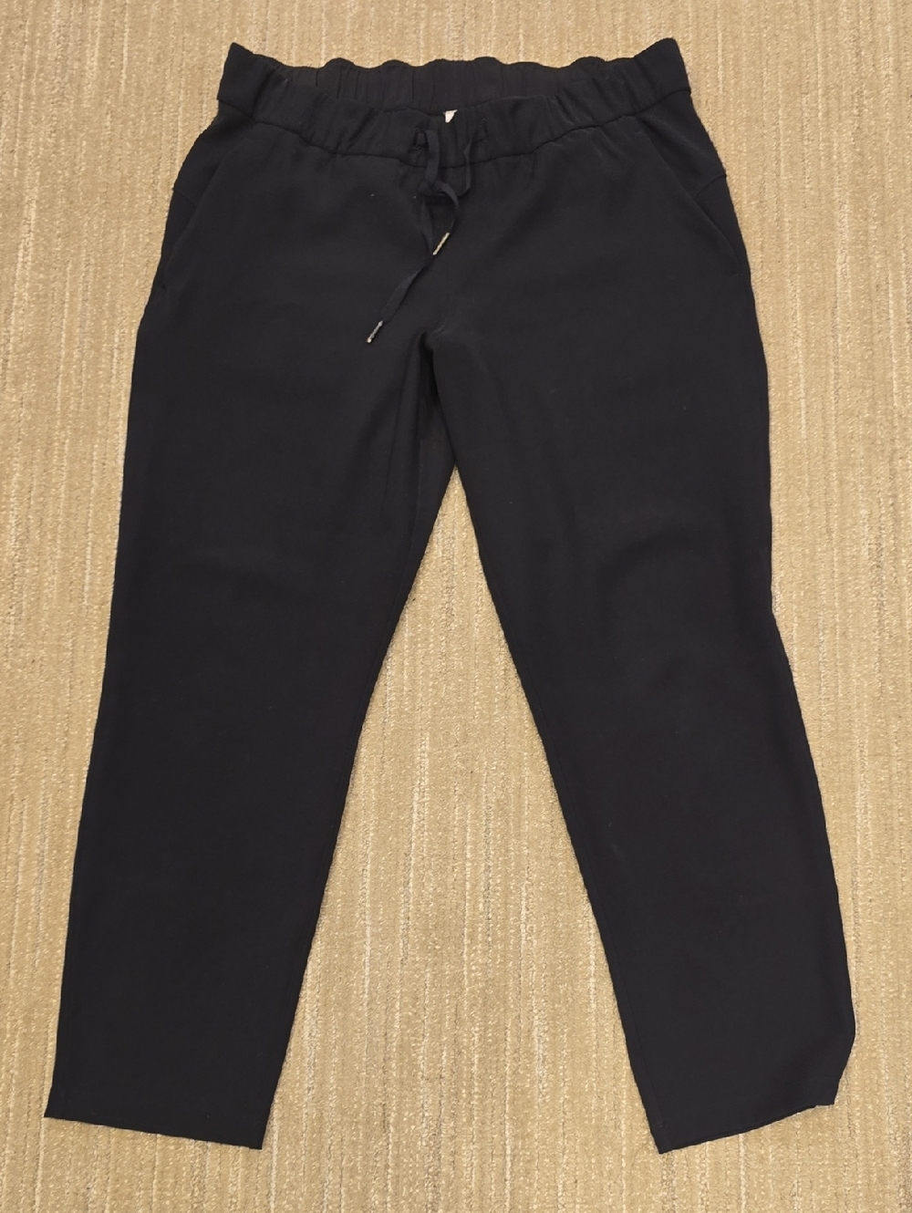 Lululemon Athletica Black Jogger Pants, Size 10